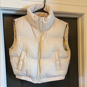 ANWND Cream Puffer Vest